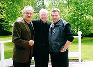 V Jevanech v květnu 2004 – Karel Svoboda, Michael Kunze, Jiří Paulů.